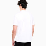 T-shirt girocollo Premium Label in jersey di cotone 7M001562 AF17789 U0002 EA7 White 