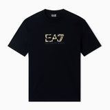T-shirt girocollo Premium Label in jersey di cotone 7M001562 AF17789 UC001 EA7 Black 