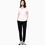 T-Shirt in jersey stretch 7W000536 AF10373 U0002 EA7 White 