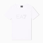 T-Shirt in jersey stretch 7W000536 AF10373 U0002 EA7 White 