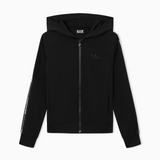 Felpa aperta con cappuccio 7W000960 AF12501 UC001 EA7 Black 