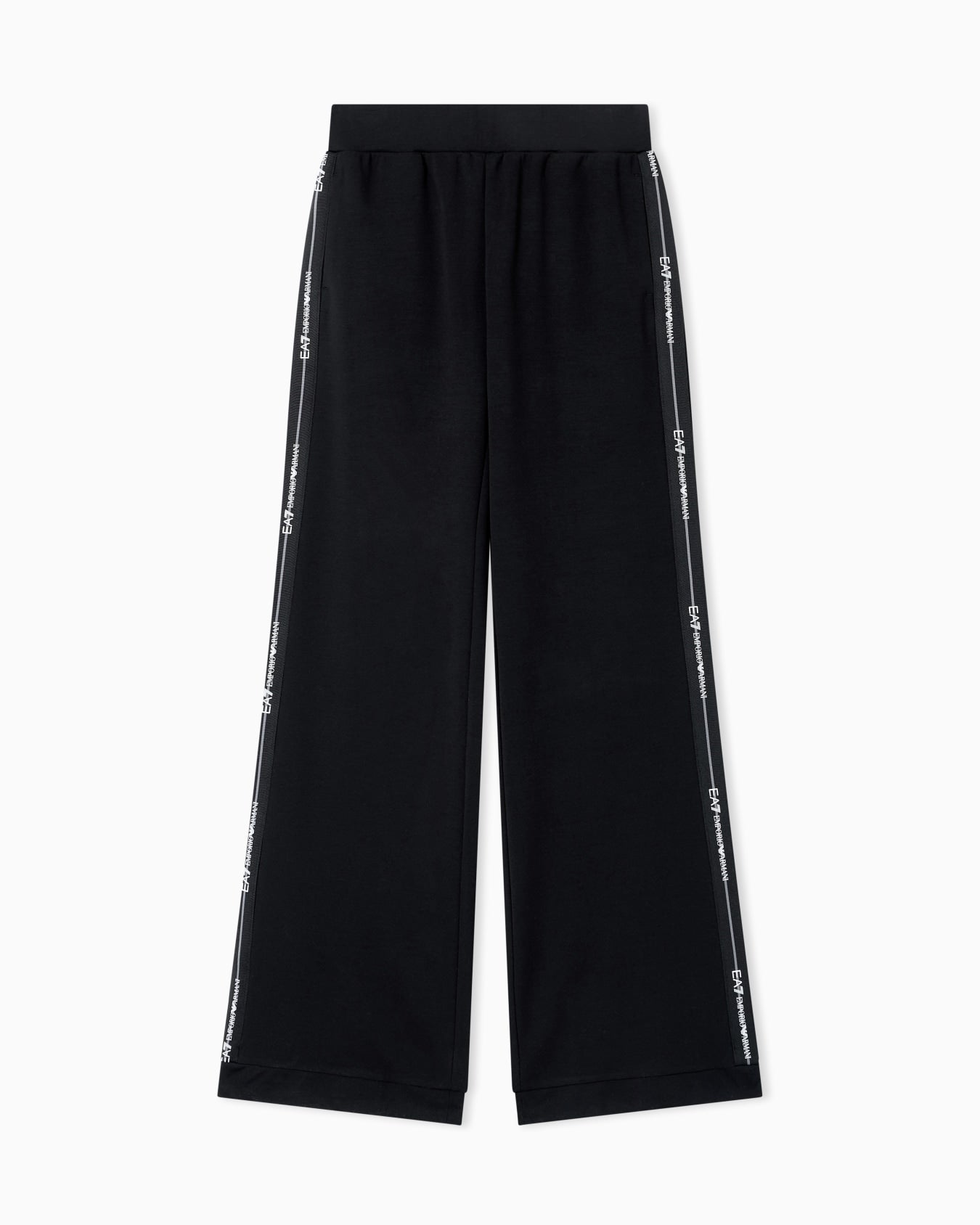 Pantaloni in jersey di cotone e modal 7W000961 AF12501 UC0001 EA7 Black 