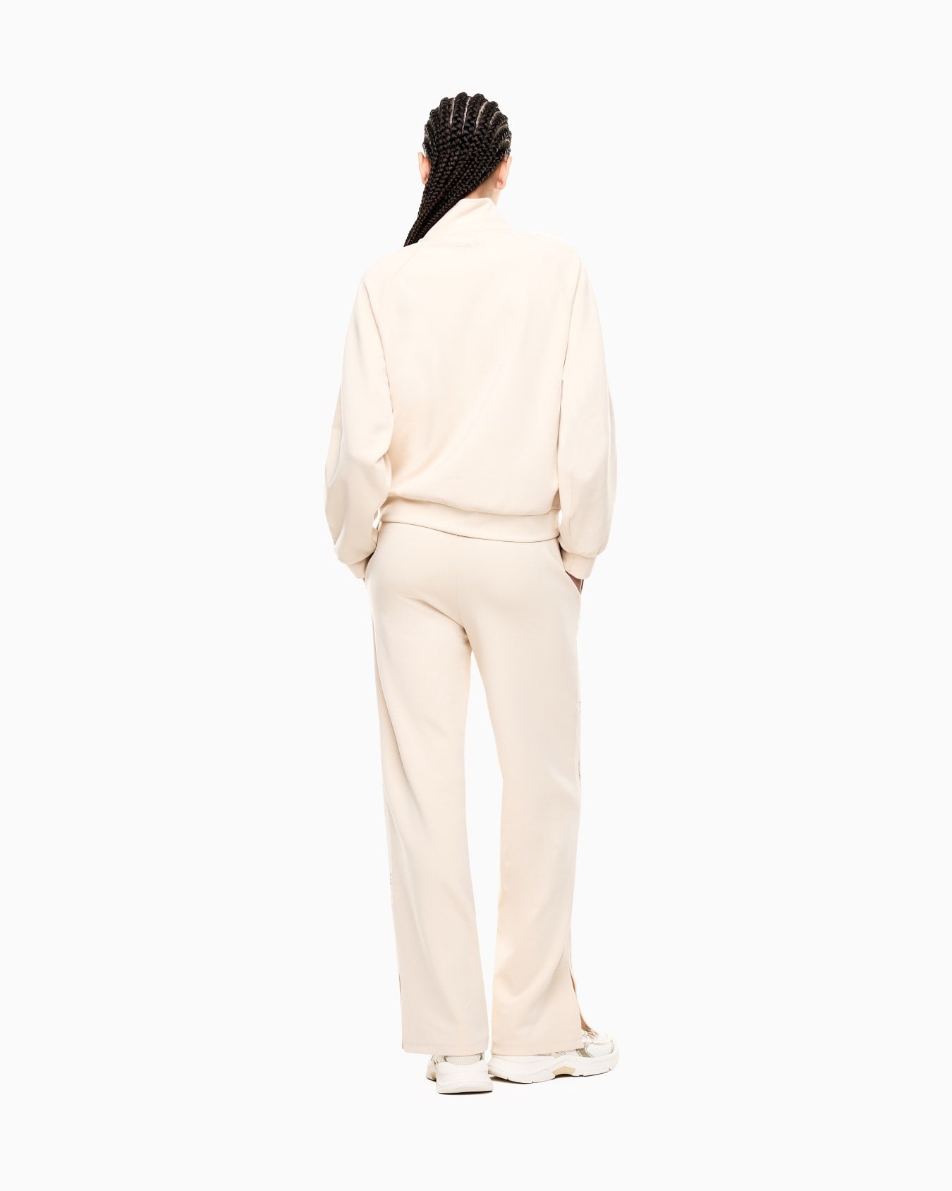 Tuta in misto modal stretch Logo Series 7W000979 AF12501 U1088 EA7  