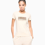 T-Shirt manica corta 7W001093 AF10373 U1088 EA7 Beige 