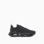 Sneaker con tomaia in mes 7X000303 AF18441 MZ547 EA7 Black 