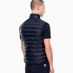 Gilet packable imbottito in piuma con zip 8NPQ06 PNGPZ 1562 EA7 Blue 