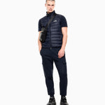 Gilet packable imbottito in piuma con zip 8NPQ06 PNGPZ 1562 EA7 Blue 
