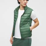 Gilet packable imbottito in piuma con zip 8NPQ06 PNGPZ U7260 EA7 Cilantro 
