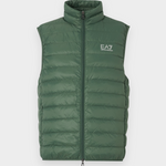Gilet packable imbottito in piuma con zip 8NPQ06 PNGPZ U7260 EA7 Cilantro 