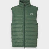 Gilet packable imbottito in piuma con zip 8NPQ06 PNGPZ U7260 EA7 Cilantro 