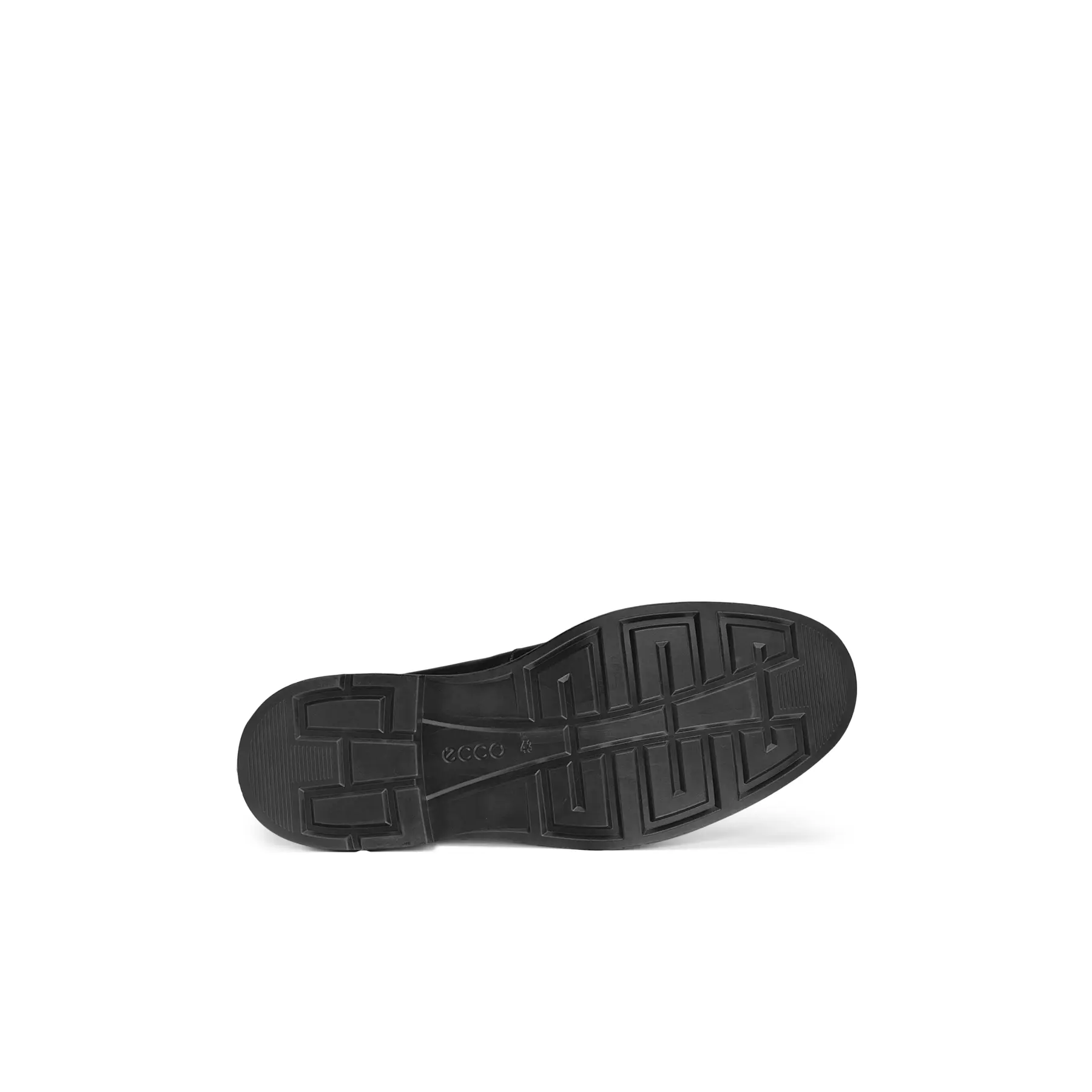 Mocassino in pelle e gomma METROPOLE LONDON 525654 01001 ECCO Black 