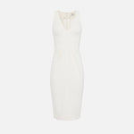 Abito in crêpe leggero AB94162E2 360 ELISABETTA FRANCHI Avorio 