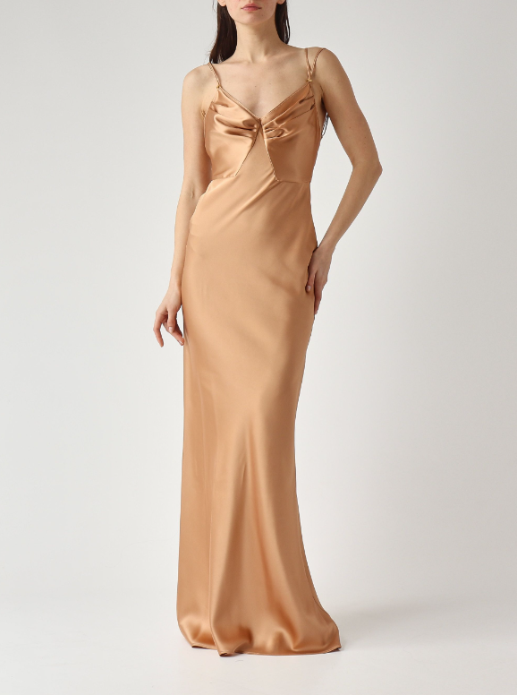 Abito Red Carpet in raso ABR3362E2 EV8 ELISABETTA FRANCHI Suede 