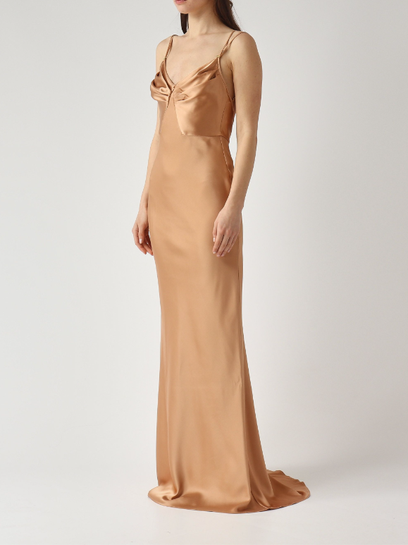 Abito Red Carpet in raso ABR3362E2 EV8 ELISABETTA FRANCHI Suede 