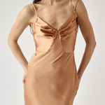 Abito Red Carpet in raso ABR3362E2 EV8 ELISABETTA FRANCHI Suede 