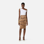 Body in jersey con spalla gioiello<BR/> BO01361E2 360 ELISABETTA FRANCHI Avorio 