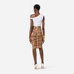 Body in jersey con spalla gioiello<BR/> BO01361E2 360 ELISABETTA FRANCHI Avorio 
