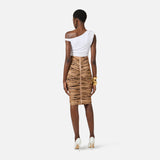 Body in jersey con spalla gioiello<BR/> BO01361E2 360 ELISABETTA FRANCHI Avorio 