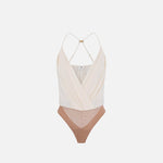 Body in georgette di viscosa BO01461E2 193 ELISABETTA FRANCHI Burro 