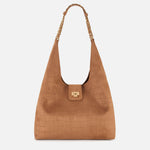 Borsa hobo in suede BS01A61E2 600 ELISABETTA FRANCHI Cuoio 
