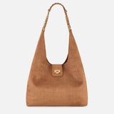 Borsa hobo in suede BS01A61E2 600 ELISABETTA FRANCHI Cuoio 