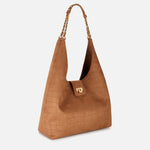Borsa hobo in suede BS01A61E2 600 ELISABETTA FRANCHI Cuoio 