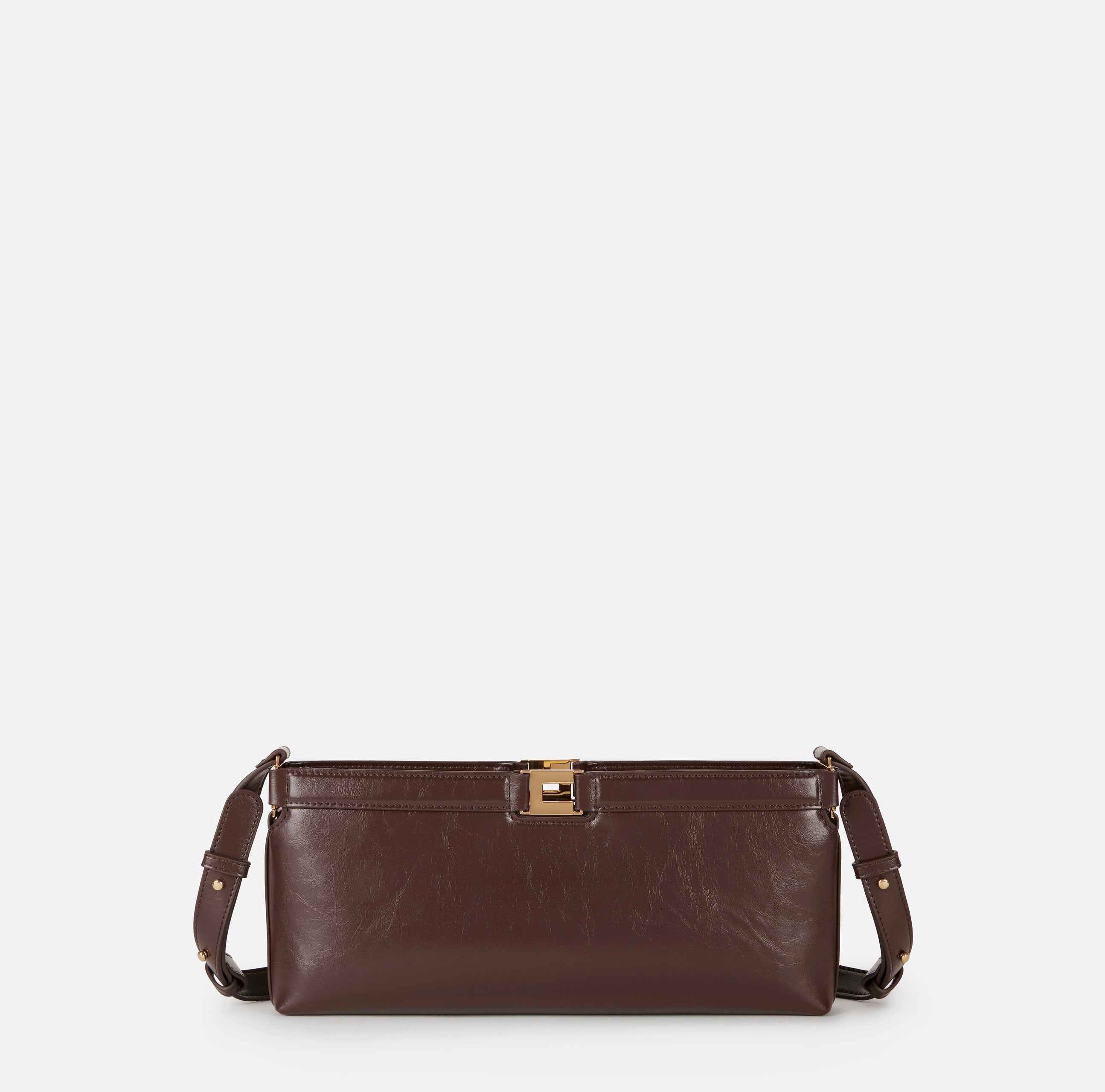 Borsa effetto naplak BS17A61E2 EV9 ELISABETTA FRANCHI Dark chocolate 