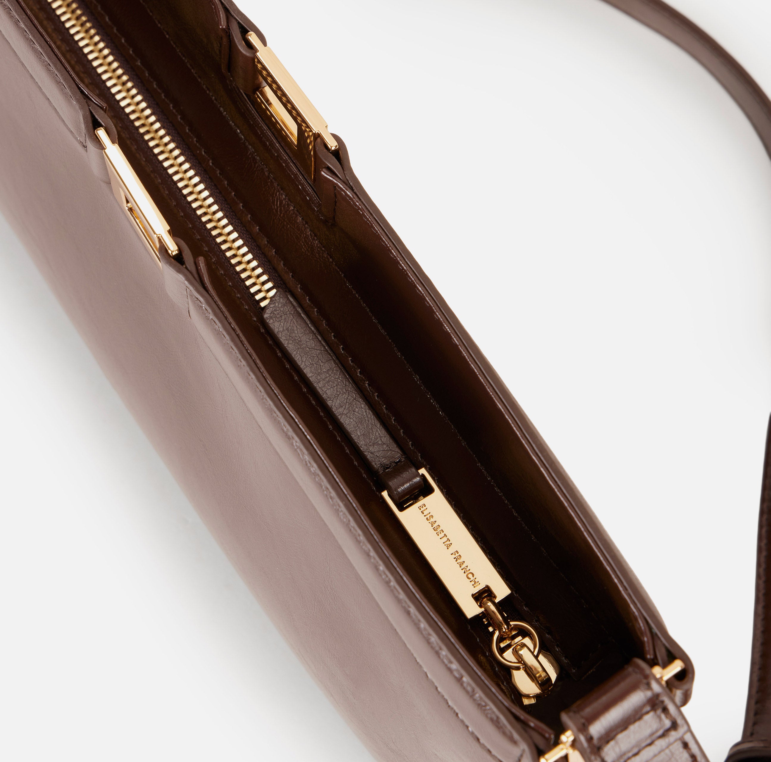 Borsa effetto naplak BS17A61E2 EV9 ELISABETTA FRANCHI Dark chocolate 