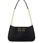 Borsa a spalla con dettaglio logo BS93A61E2 110 ELISABETTA FRANCHI Nero 