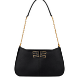 Borsa a spalla con dettaglio logo BS93A61E2 110 ELISABETTA FRANCHI Nero 