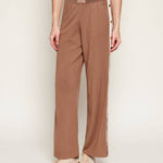 Pantalone con banda laterale logata KP74S61E2 727 ELISABETTA FRANCHI Argilla/burro 