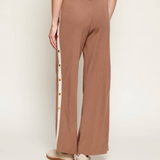 Pantalone con banda laterale logata KP74S61E2 727 ELISABETTA FRANCHI Argilla/burro 