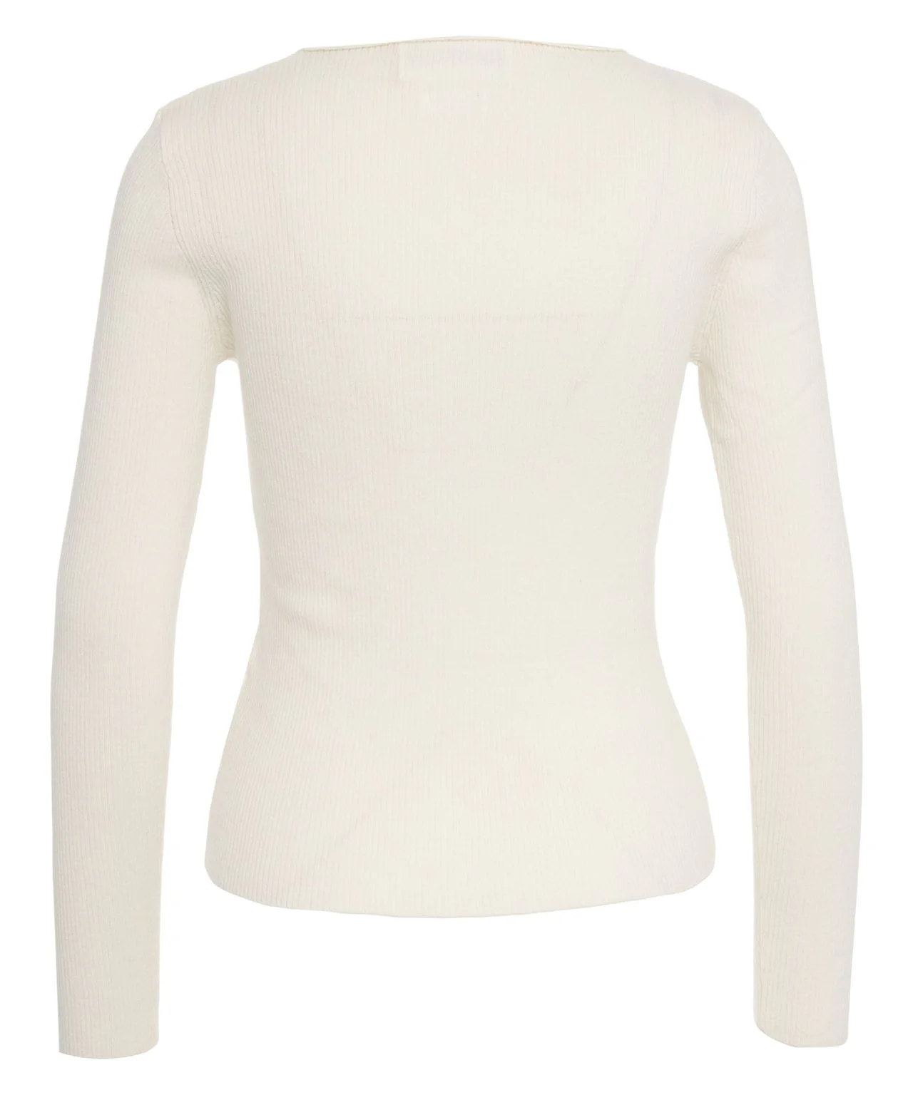 Cardigan in maglia a micro-trecce MK88B61E2 360 ELISABETTA FRANCHI Avorio 