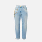 Jeans a palazzo con catena PJ22D65E3 192 ELISABETTA FRANCHI Denim 