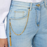 Jeans a palazzo con catena PJ22D65E3 192 ELISABETTA FRANCHI Denim 