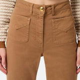 Jeans a zampa con taschini PJ22N61E2 AI6 ELISABETTA FRANCHI Daino 