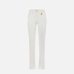 Jeans skinny con lucchetto gioiello PJ29I61E1 360 ELISABETTA FRANCHI Avorio 
