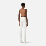 Jeans skinny con lucchetto gioiello PJ29I61E1 360 ELISABETTA FRANCHI Avorio 