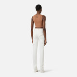 Jeans skinny con lucchetto gioiello PJ29I61E1 360 ELISABETTA FRANCHI Avorio 