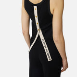 Top in maglia con bande in viscosa lucida TK72S61E2 685 ELISABETTA FRANCHI Nero/burro 