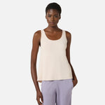 Top in maglia con bande in viscosa lucida TK72S61E2 U69 ELISABETTA FRANCHI Burro/cammello 