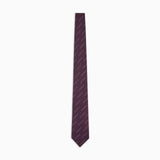 Cravatta in pura seta jacquard logo all over 340075 2R605 00490 EMPORIO ARMANI Vinaccia 