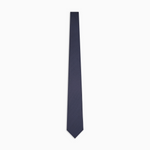 Cravatta in pura seta monogram jacquard 340075 CC113 00036 EMPORIO ARMANI Blu notte 