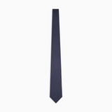 Cravatta in pura seta monogram jacquard 340075 CC113 00036 EMPORIO ARMANI Blu notte 