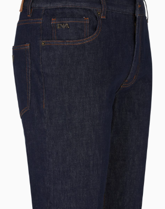 Jeans loose fit EM000763 AF17493 MB001 EMPORIO ARMANI Blue denim 