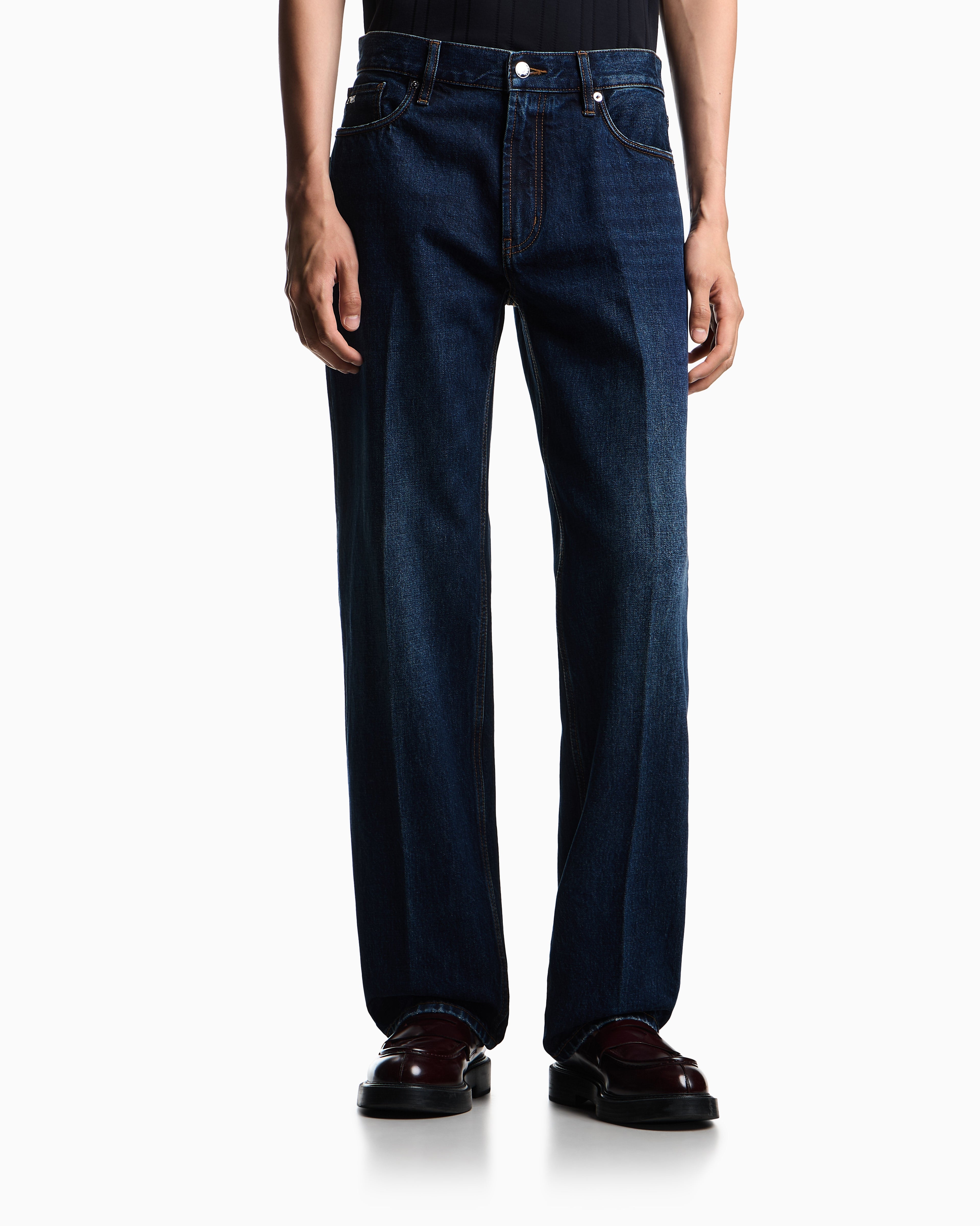 Jeans loose fit EM000763 AF17805 MB001 EMPORIO ARMANI Blue denim 