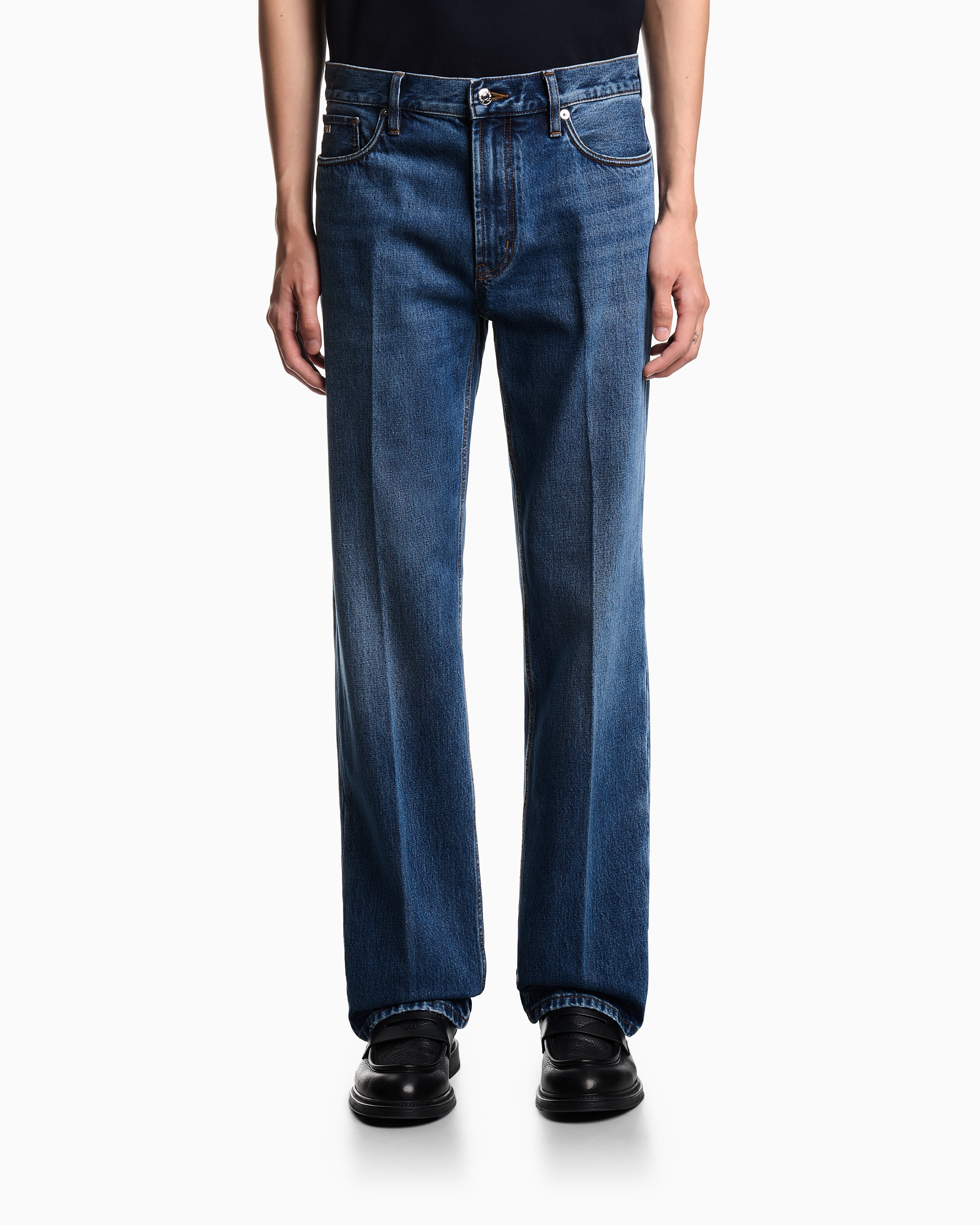 Jeans loose fit EM000763 AF17805 MB002 EMPORIO ARMANI Medium blue denim 