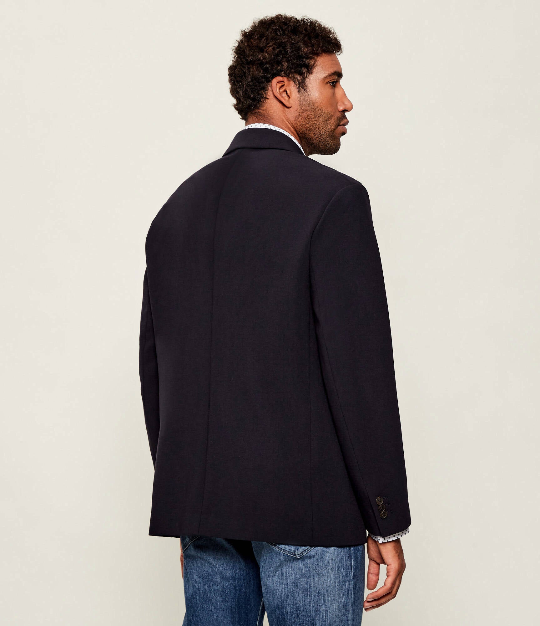 Giacca in tessuto tecnico EM001158 AF18079 UB118 EMPORIO ARMANI Blue navy 