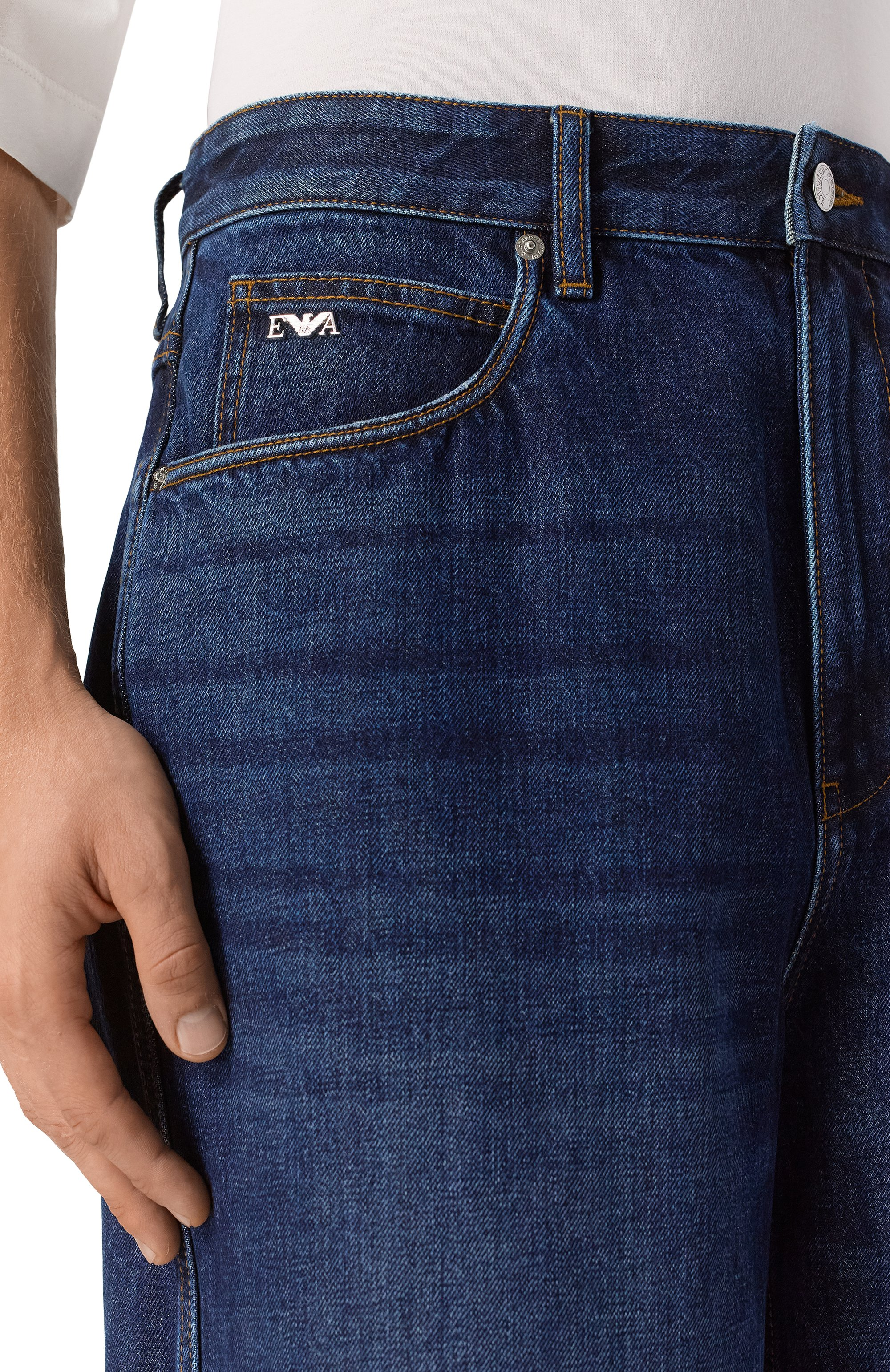 Jeans loose fit EM001705 AF17805 MB001 EMPORIO ARMANI Blue denim 