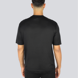 T-shirt in lyocell con logo aquile bombate a rilievo ASV EM002938 AF18312 UC001 EMPORIO ARMANI Black beauty 